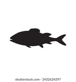 fish silhouette free eps with fully editable
