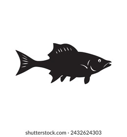 fish silhouette free eps with fully editable