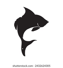 fish silhouette free eps with fully editable