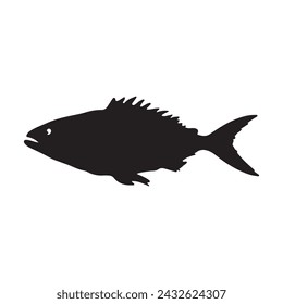fish silhouette free eps with fully editable