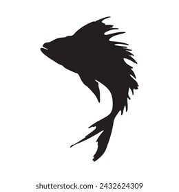 fish silhouette free eps with fully editable