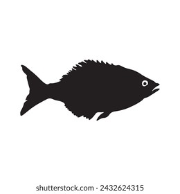 fish silhouette free eps with fully editable