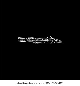 Ilustración de Fish Silhouette.