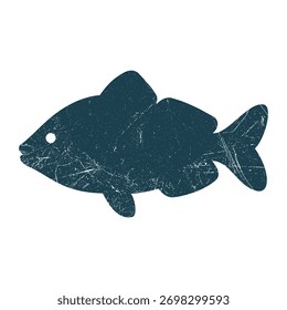 Fish Silhouette Illustration Vector Template