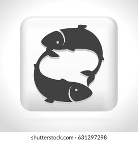 fish silhouette sea food menu