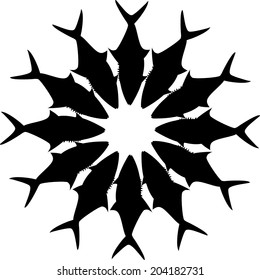 Fish Silhouette vector art