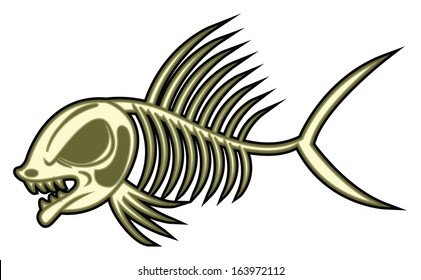 fish skeleton