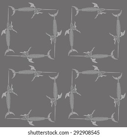Fish skeleton