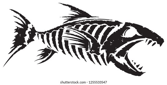 Download Fish Skeleton Images Stock Photos Vectors Shutterstock