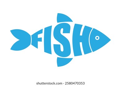 Fish Skeleton. Fishbone icon Vector illustration