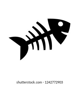 fish skeleton icon