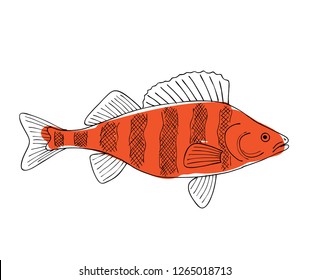 Fish, sketch for your design