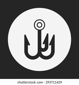 Fish spear icon