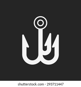 Fish spear icon