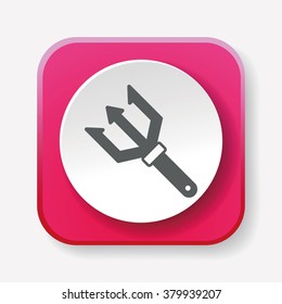Fish spear icon