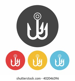 Fish spear icon