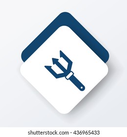 Fish spear icon