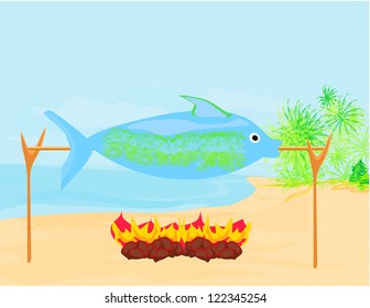  fish in the spit