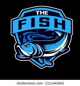 Fish sport logo