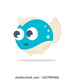 fish spots are facing sideways vector