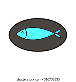 fish sprat vector food background tasty