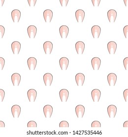 Fish steak pattern seamless vector repeat for any web design