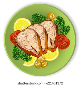 fish steak for restaurant