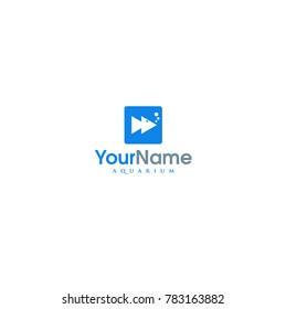 fish store aquarium logo