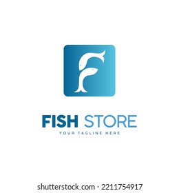 FISH STORE LOGO DESIGN TAMPLATE