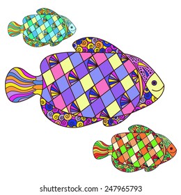 fish stylized decorative