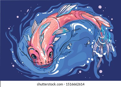 
Fish swimming in the water