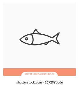 Fish Symbol Icon Vector Illustration