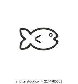 Fish symbol Icon Vector Illustration