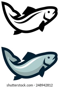 Fish symbol in two variants.