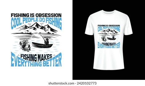
Fish T Shirt Design template elements