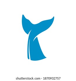 Fish tail icon design template vector isolated illustration