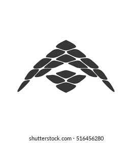 fish tail logo design