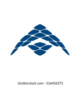 fish tail logo design