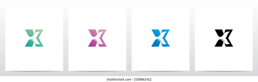 
Fish Tail On Letter Logo Design X