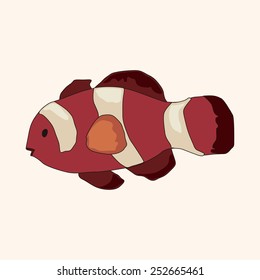 fish theme elements vector,eps