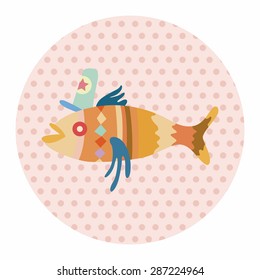 fish theme elements vector,eps