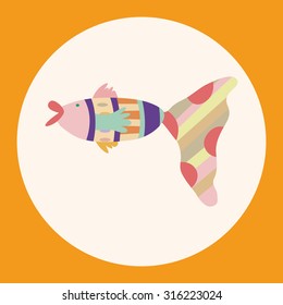 fish theme elements vector,eps