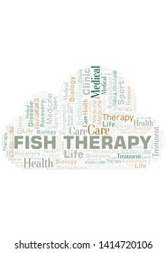 Fish Therapy word cloud. Wordcloud made with text only.