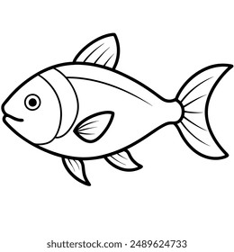 Fisch. Das ist eine Vektorgrafik.