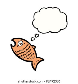 fish with thought bubble