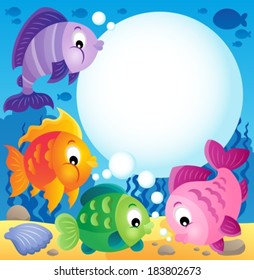 Fish topic image 1 - eps10 vector illustration.
