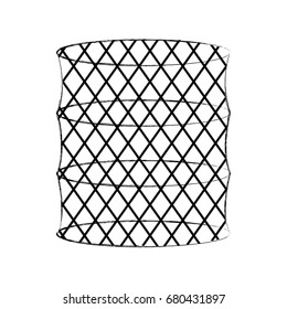 Fish trap isolated icon