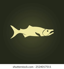 Obra de arte de moda de los pescados que sorprende el diseño útil colorido abstracto de la Ilustración vectorial.eps