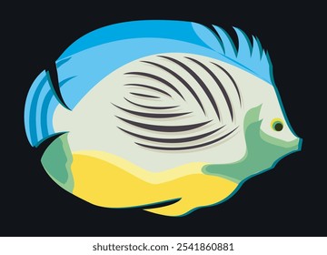 Tipo de peixe 04 arte vetorial de alta qualidade EPS