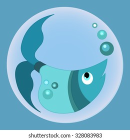 Fish under water .
